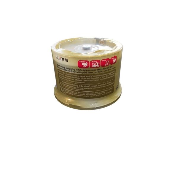 50 pack FUJIFILM 80 Min 700MB CD-R White Surface Inkjet - Picture 2 of 3